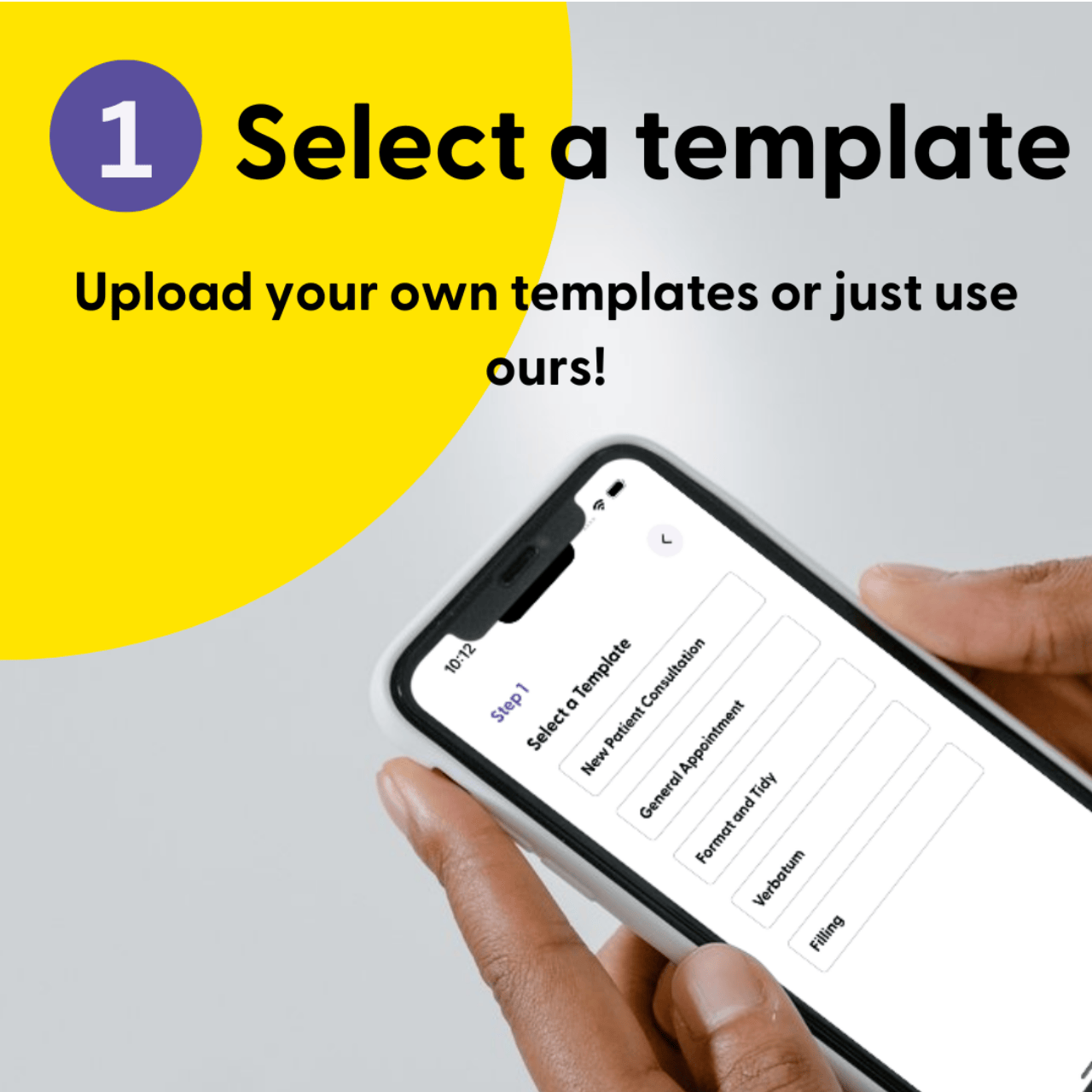 Ouch Smart Notes - Select a smart notes template